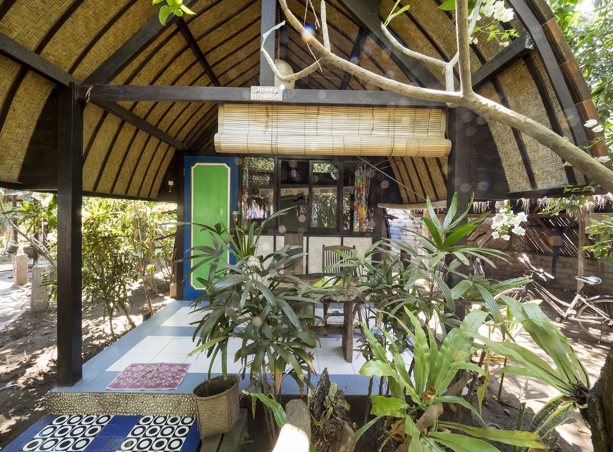 Woodstock Gili - Garden And Bungalows Hotel Gili Trawangan Eksteriør billede
