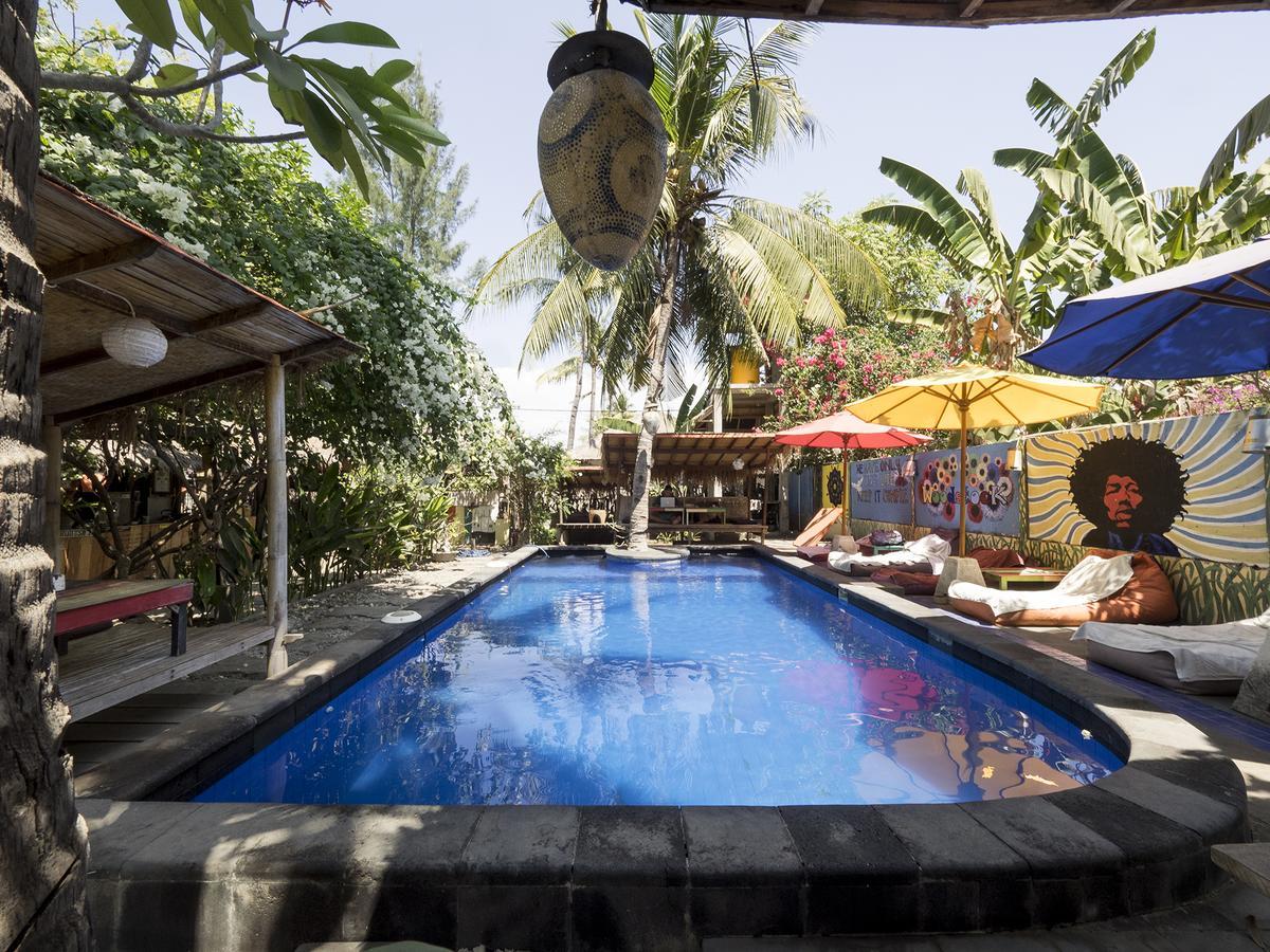 Woodstock Gili - Garden And Bungalows Hotel Gili Trawangan Eksteriør billede