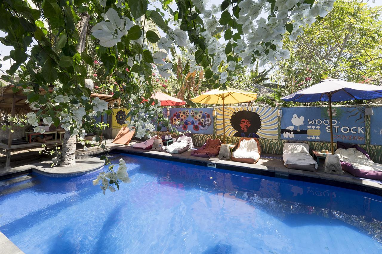 Woodstock Gili - Garden And Bungalows Hotel Gili Trawangan Eksteriør billede