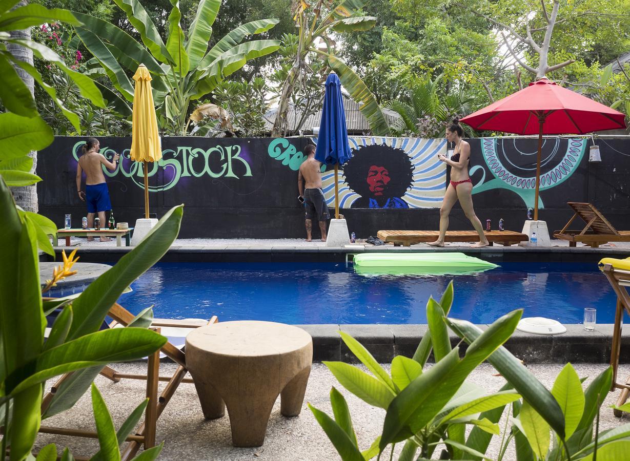 Woodstock Gili - Garden And Bungalows Hotel Gili Trawangan Eksteriør billede