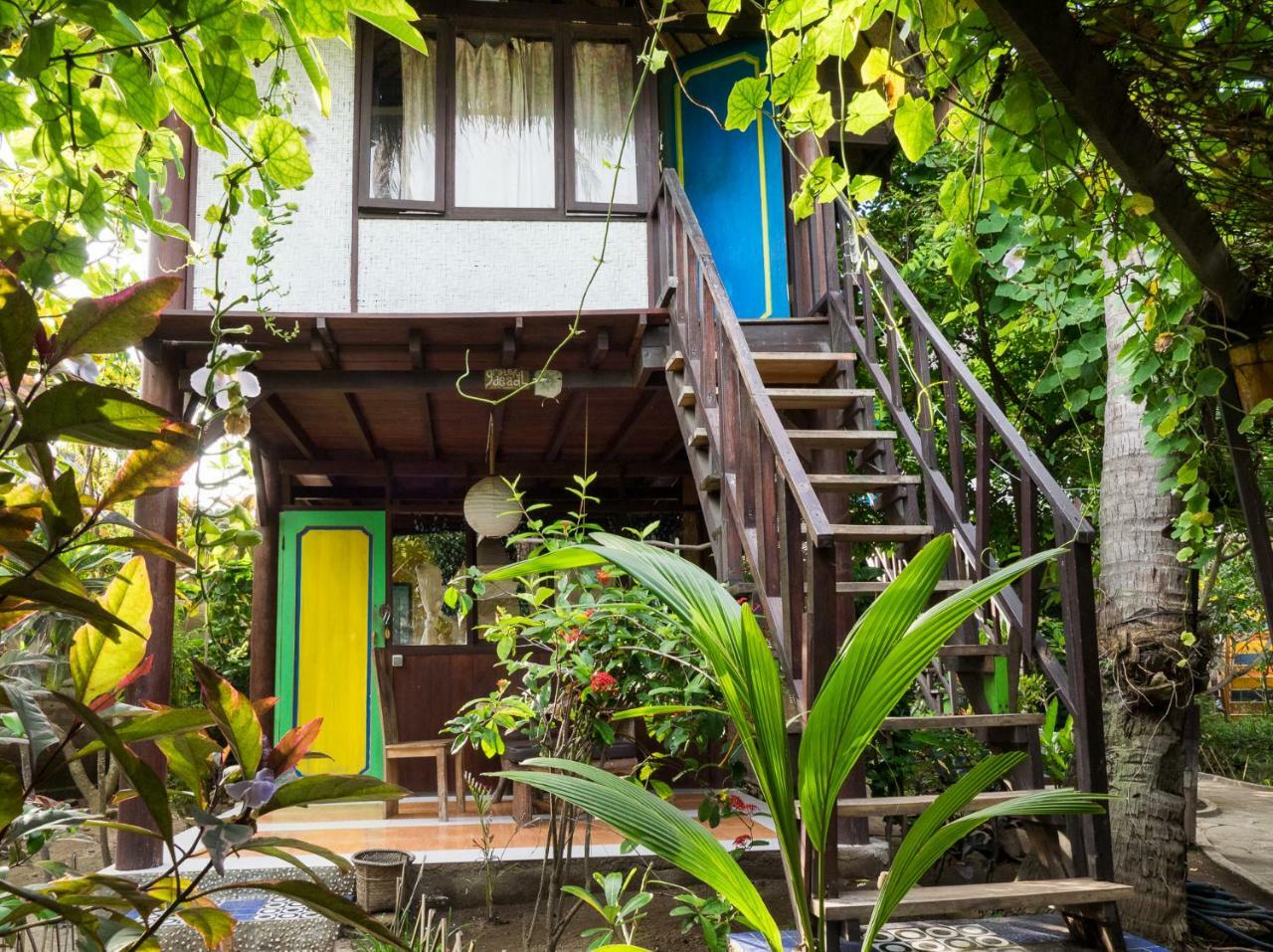 Woodstock Gili - Garden And Bungalows Hotel Gili Trawangan Eksteriør billede