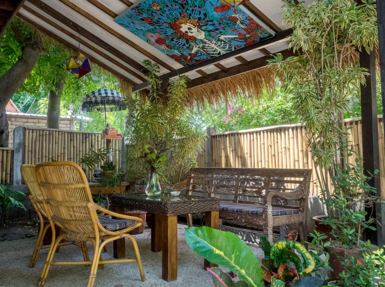 Woodstock Gili - Garden And Bungalows Hotel Gili Trawangan Eksteriør billede